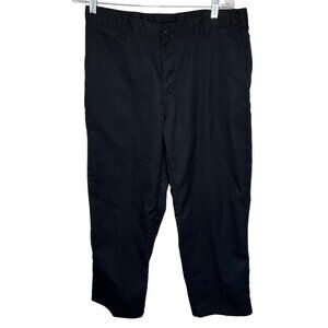 Dickies Men's Black Work Pants 34x30 Polyester, Cotton  21a
